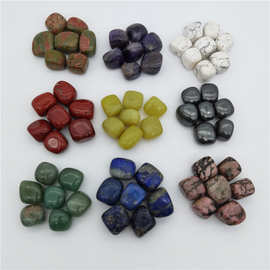厂家供应天然粉水晶黄水 红碧玉大颗粒滚石 水晶消磁石水晶批发