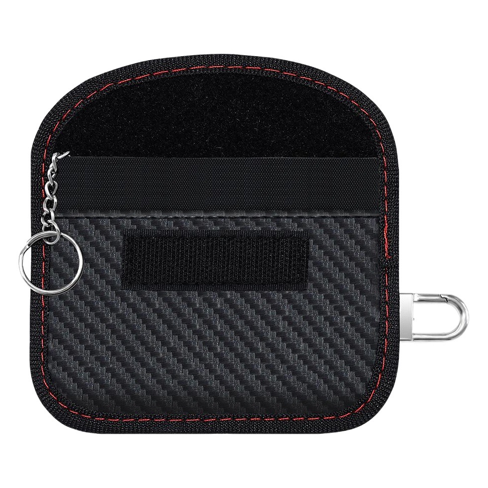 Car Key Signal Shielding Bag Carbon Brazing Anti-Theft Remote Control Key Cover Rfid Electromagnetic Shielding Key Bag Key
