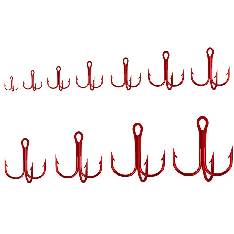 Weihe sports fishhook three hooks three anchor hooks red nickel…