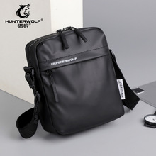 猎狼男包单肩包斜挎包大容量时尚男士百搭防泼水潮流包包都市简约