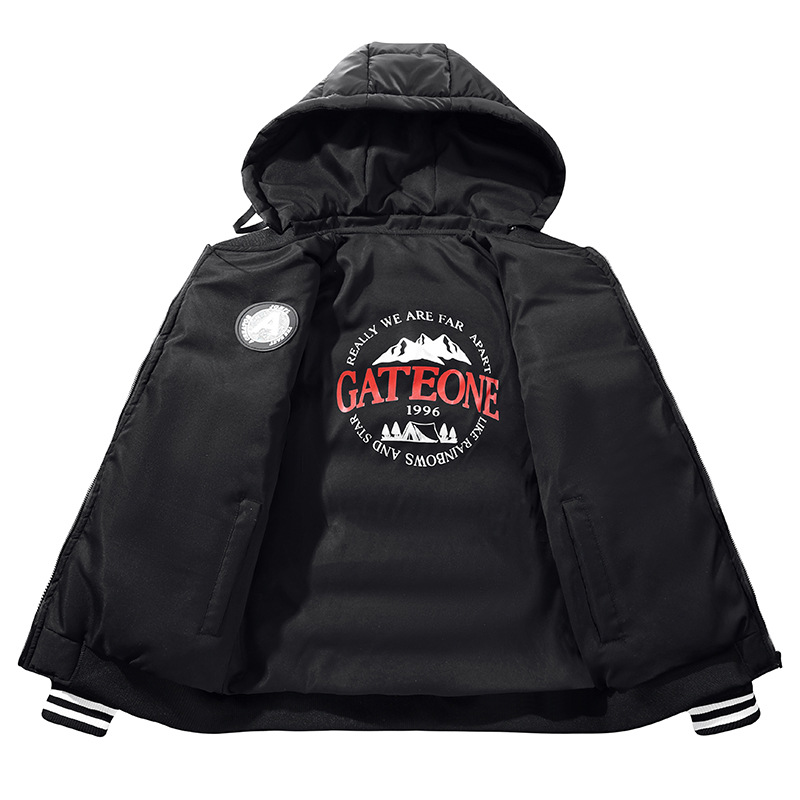 Comercio electrónico transfronterizo invierno nuevo algodón tendencia masculina doble cara ropa de algodón gruesa calentamiento chaqueta de algodón joven chaqueta de hombre