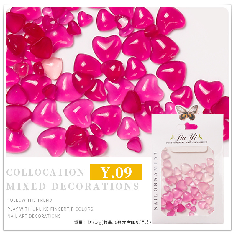 Decoraciones de la tarjeta de papel de Sol Rojo en línea Diamante pedo melocotón Flor de cinco pétalos arco que cambia de luz bolsa de amor Joyería de diamantes