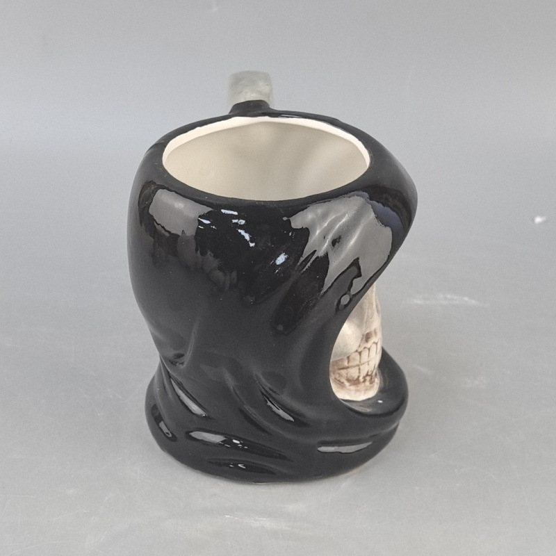 Selección estricta de Halloween Horror Esqueleto Taza de cerámica Taza de café Taza de agua americana Taza de Halloween Taza de personalidad Taza