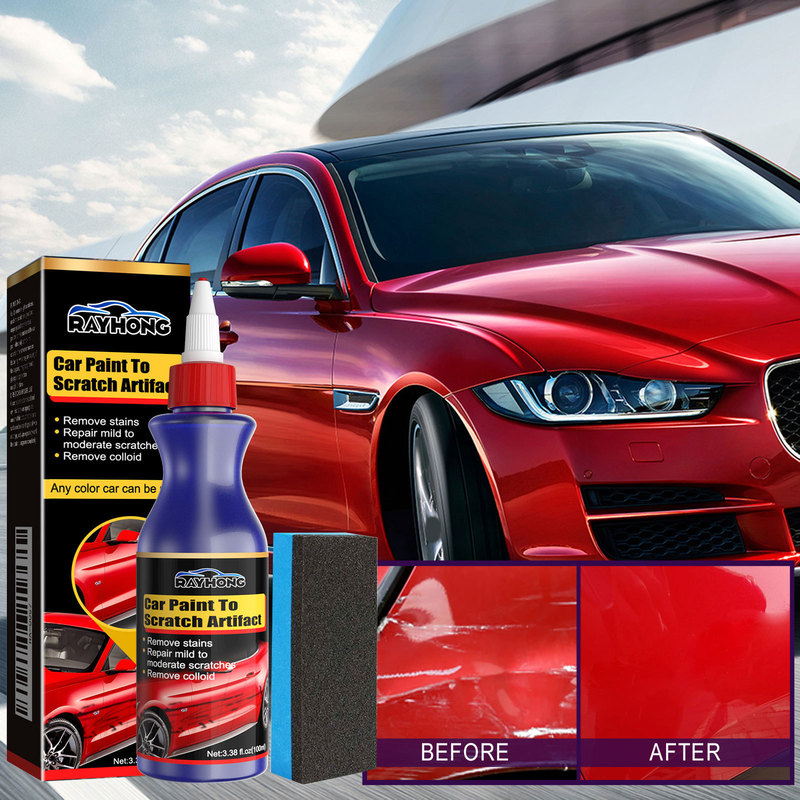 Rayhong Car Paint Care Scratch Repair Agent Removes Car Paint Scratches, Renovates, Protects Scratches, Decontaminates, Polishes and Polishes