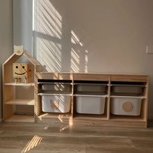实木儿童玩具收纳柜整理柜多功能幼儿园书架超大容量置物架储物箱