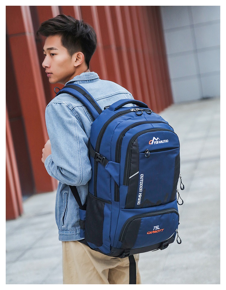 Grenzüberschreitender Sportrucksack großvolumiger Reiserucksack wasserdichter täglicher Sport-Wander-Camping Outdoor-Kletterrucksack