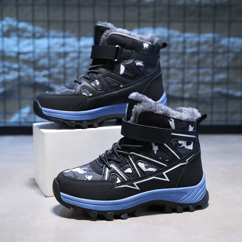 Comercio exterior transfronterizo invierno algodón más calzado para niños zapatos de algodón antideslizantes y resistentes al desgaste para niños