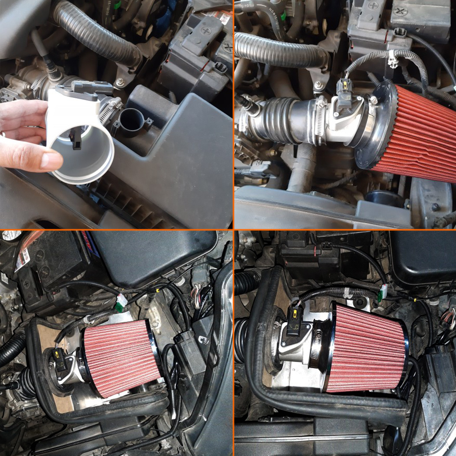 Suitable for Mazda 3 6 Cx-4 Axela 1.5L High Flow Cold Air Intake Pipe Intake Filter