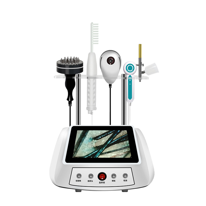 Cuidado del cuero cabelludo instrumento folículo piloso Nano spray instrumento peluquería masaje belleza peluquería herramienta