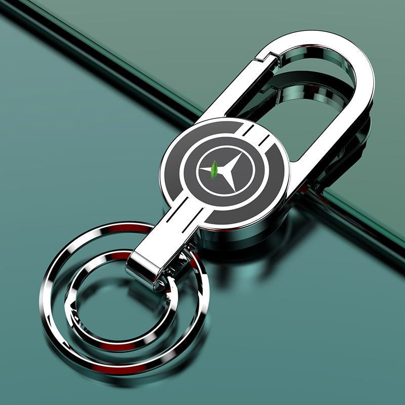 Llavero de coche colgante de llave de alta gama para hombre creativo colgante de cintura anti-pérdida nuevo llavero logotipo de coche