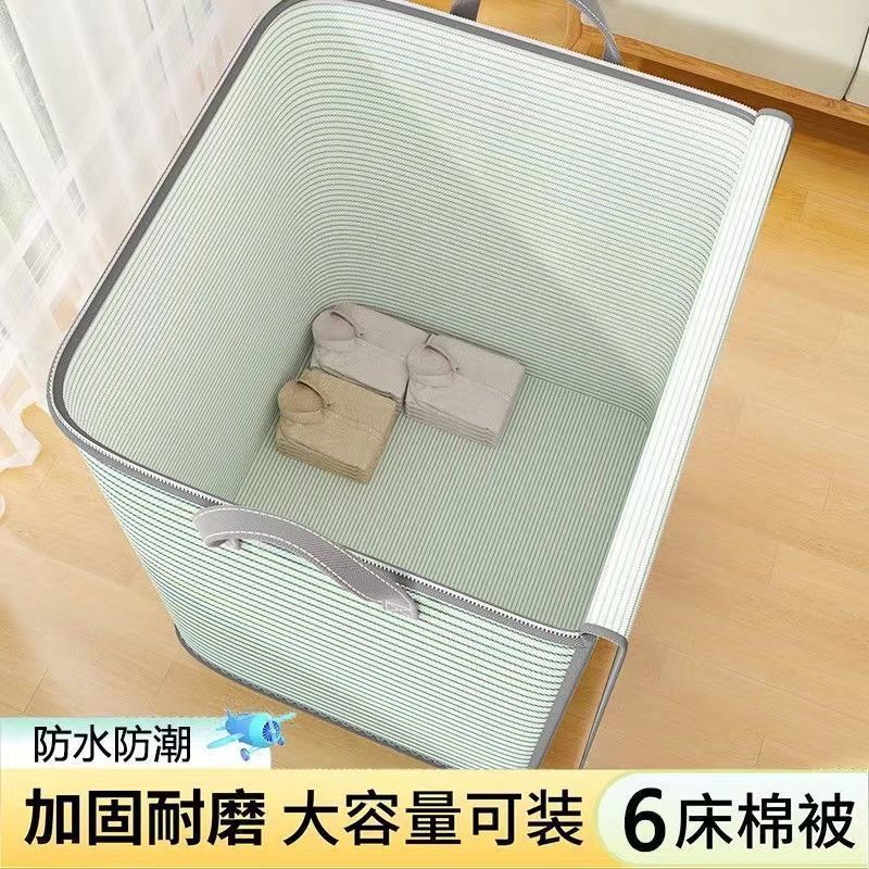 Bolsa de almacenamiento de ropa en movimiento a prueba de humedad, colcha de ropa de súper dormitorio, caja de almacenamiento de acabado, bolsa de almacenamiento de viaje de gran capacidad