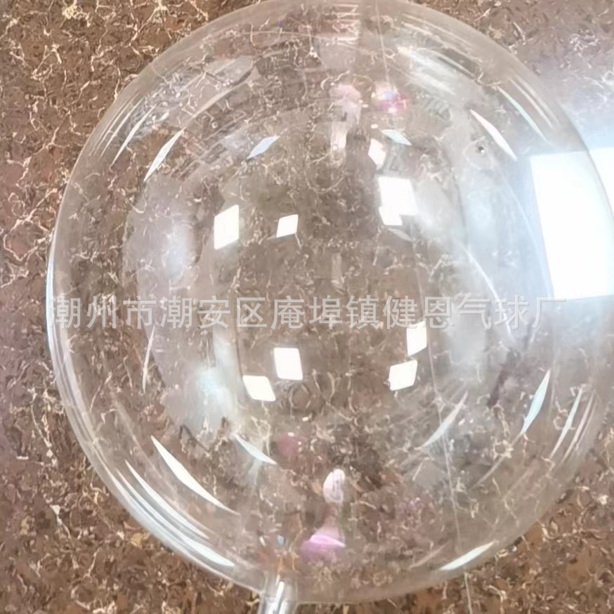 Transfronterizo DIY transparente en forma de corazón globo estilo japonés ola bola boda Día de San Valentín fiesta de cumpleaños decoración flotante globo de aire