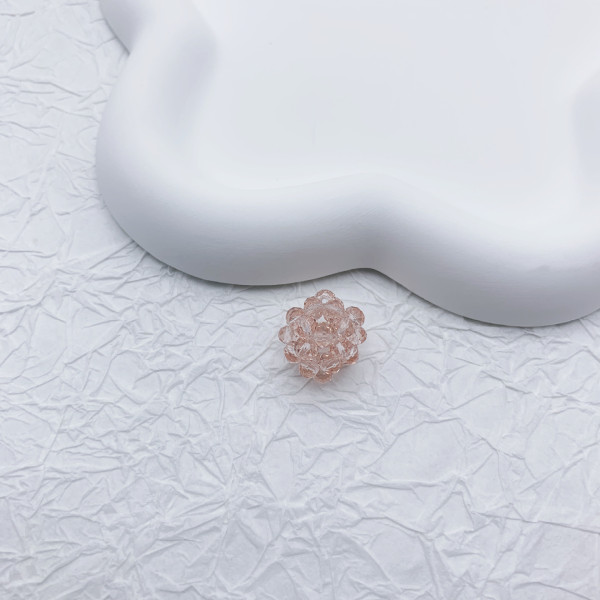Creative woven beads handmade with zircon