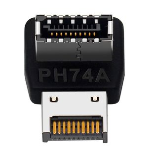 intel computer motherboard USB3.1TYPE-E interface 90-degree steering elbow front TYPE-C installed cable carrying shell for intel