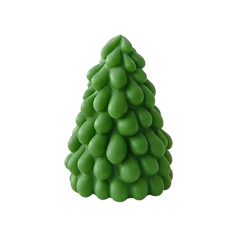 Jiahui Decoración de Navidad Decoración de Silicone Molde DIY Ciano de Silicone Árbol de Navidad