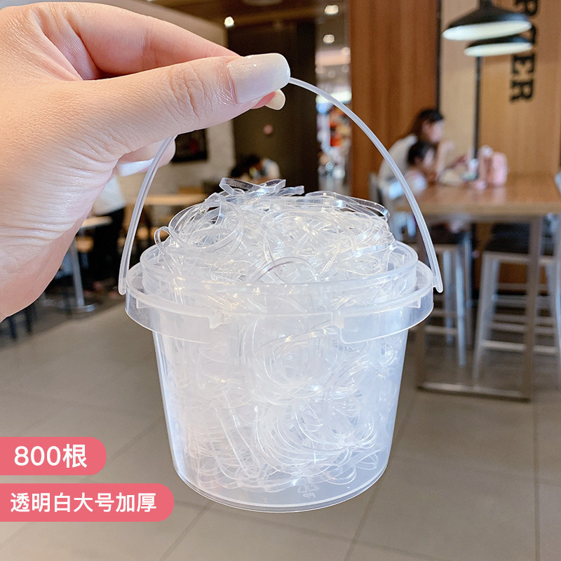高弹力儿童发绳不伤发小皮筋女孩头饰一次性橡皮筋发圈皮套|undefined