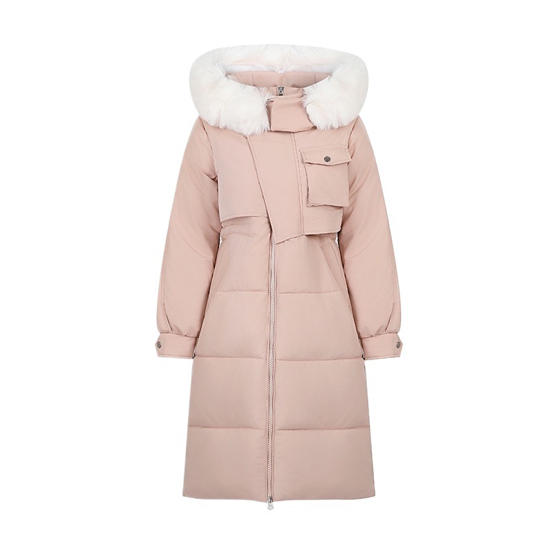 2025 ropa de invierno de mujer de plumón, nuevo estilo coreano abrigo de moda suelto y grueso