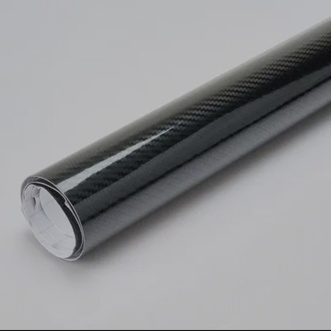 Carbon Fiber Interior Body Wrap 9D Glossy High-End Modified Electric Motorcycle Color-Changing Film Self-Adhesive Car Sticker