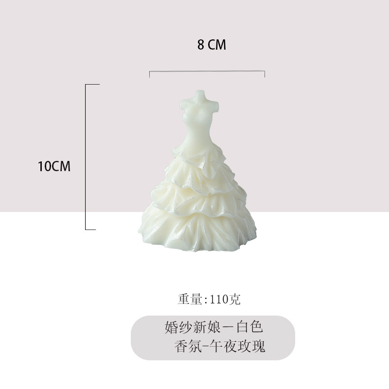 Ventas transfronterizas de novia dulce velas aromáticas modelado velas hechas a mano decoración al por mayor adornos de San Valentín