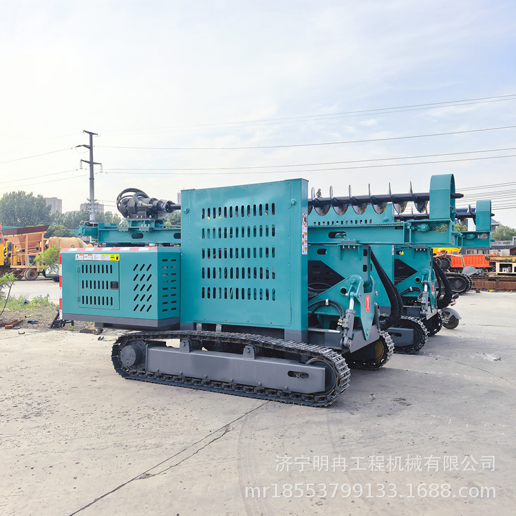 高低腿光伏打桩机