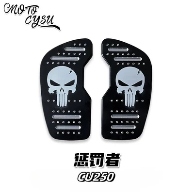 Motorcycle exhaust pipe — automatic transmission exhaust blackening - cu250enlarged-pedal-punisher