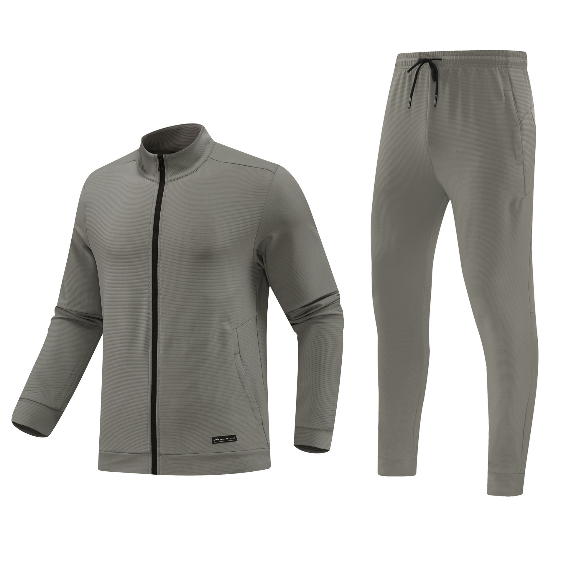 Dijia trajes deportivos para hombres de otoño nuevos productos chaqueta pantalones largos entrenamiento para correr ropa de hombre para montar al aire libre ropa deportiva casual