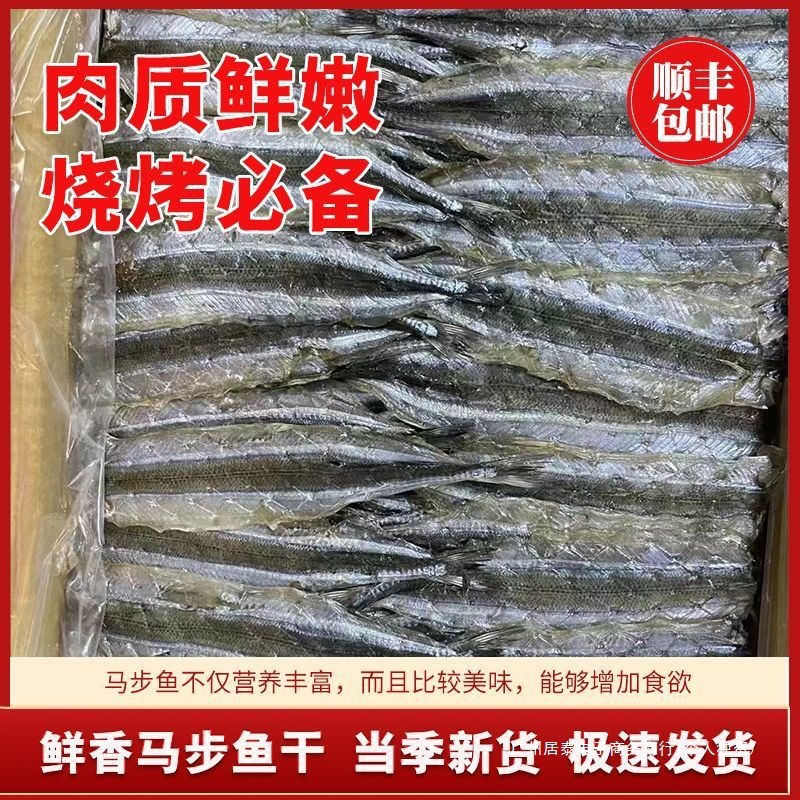 新鲜马步鱼干烧烤新鲜干净鱼边整齐厂家直发当即新货淄州特产