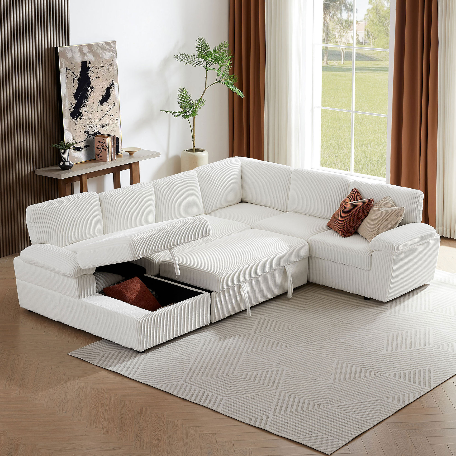 Sofá de bloque de tofu, minimalista italiano, sofá de línea recta de celebridades de Internet, sofá de compresión al vacío de tela de sala de estar de apartamento pequeño image 2
