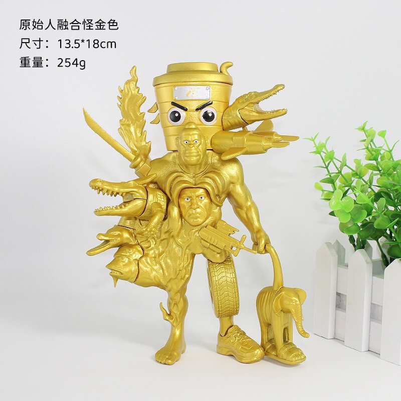 国外山海经融合怪系列木棍人拼装手办玩具公仔游戏周边摆件批发|undefined