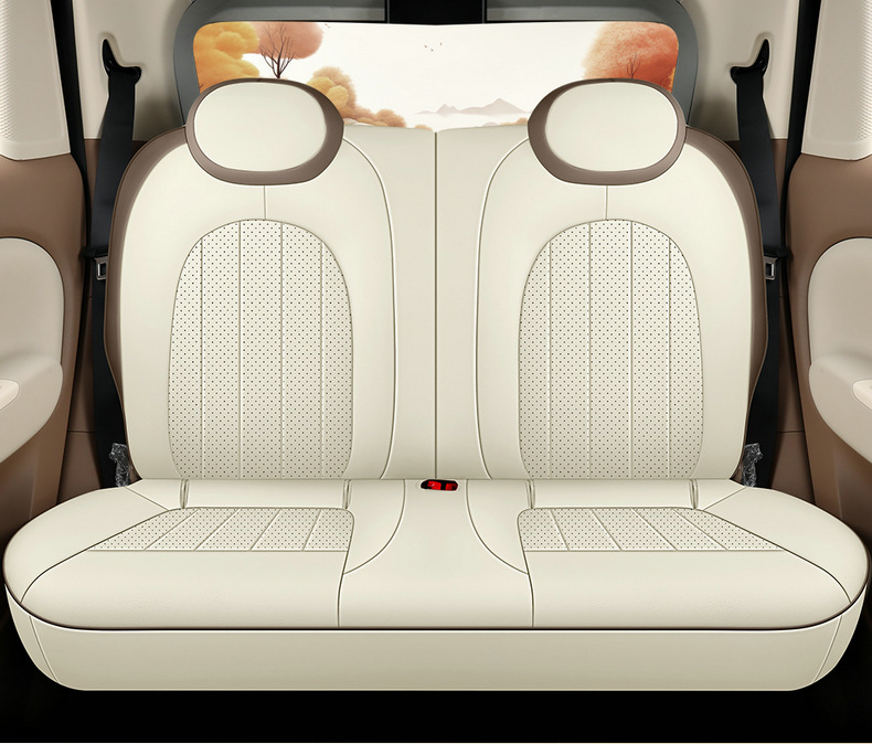 2025 four-generation Wuling Hongguang mini special car seat cover four-door fully enclosed cartoon leather seat cover