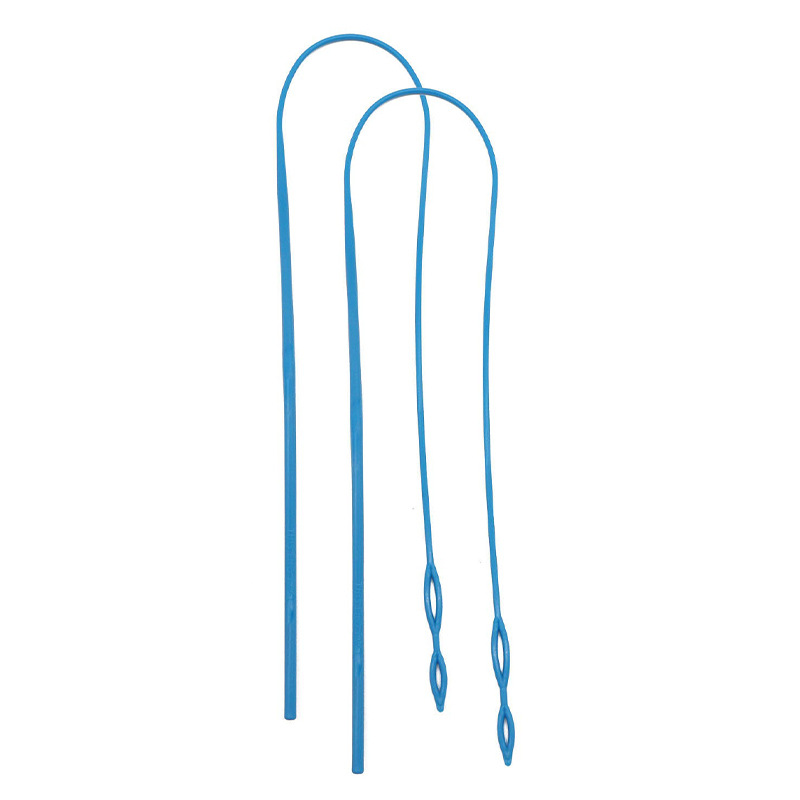 Hogar DE COSER DIY Dispositivo de enhebrado de plástico largo Dispositivo de enhebrado herramienta de la cuerda Dispositivo de enhebrado banda de goma hecha a mano Dispositivo de enhebrado