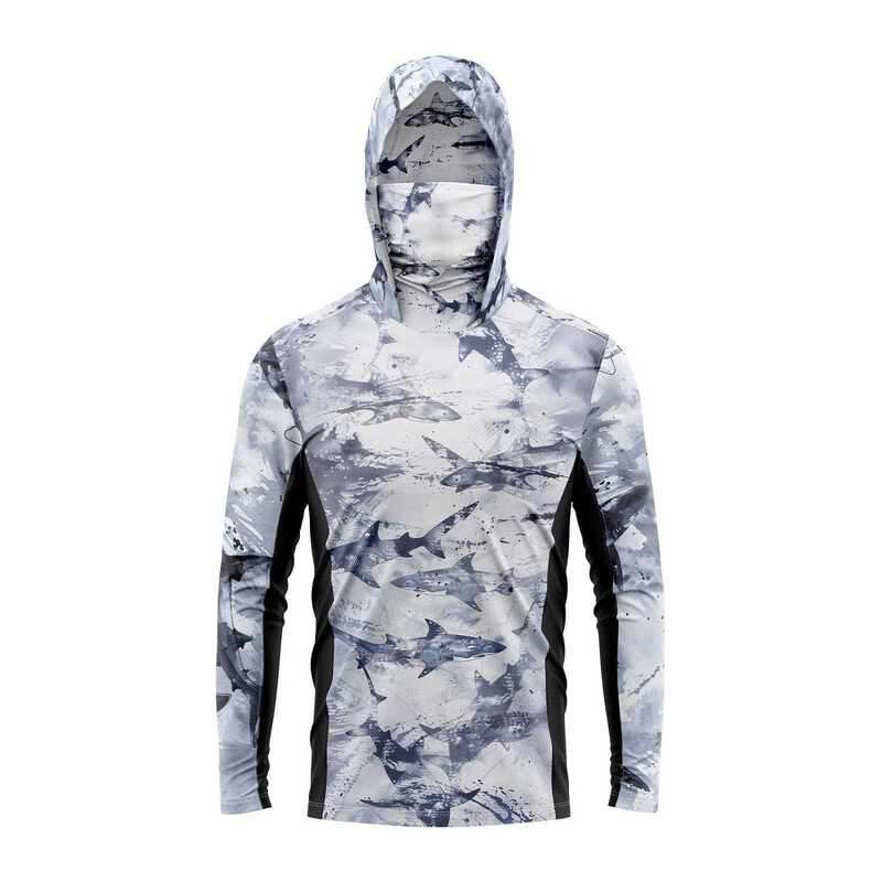 Hot-Selling Foreign Trade Outdoor Fishing Clothing Hoodies, Lightweight Sun Protection Ice Silk Long-Sleeved Fishing Clothing Hot-Selling Foreign Trade Outdoor Fishing Clothing Hoodies, Lightweight Sun Protection Ice Silk Long-Sleeved Fishing Clothing