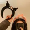 Japanese cartoon black headband