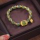 New Chinese Style Sugar Lotus Beaded Bracelet Women's Light Luxury Niche Design Exquisite Girlfriend Bracelet Transfer Beads for Girlfriend