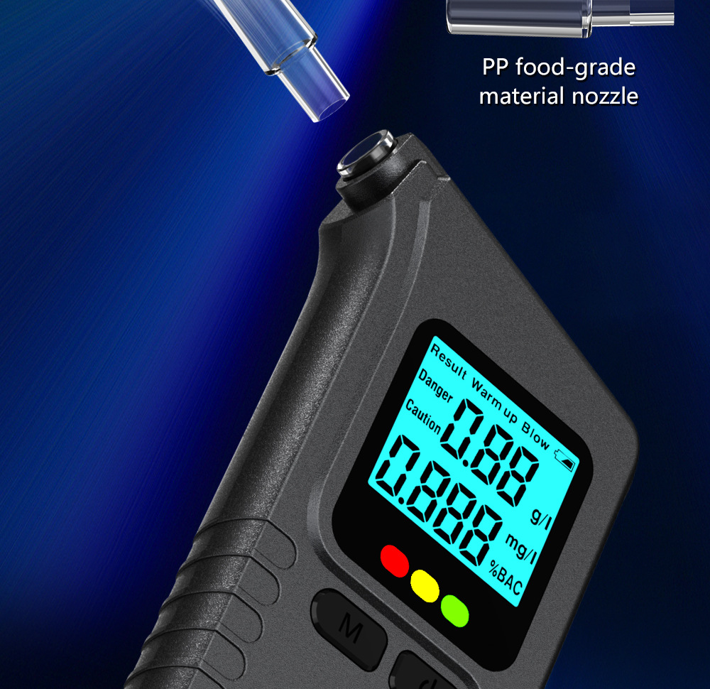 New Cross-Border Precision Alcohol Tester, Drunk Driving Detection Device, Breathalyzer for Drunk Driving Testing