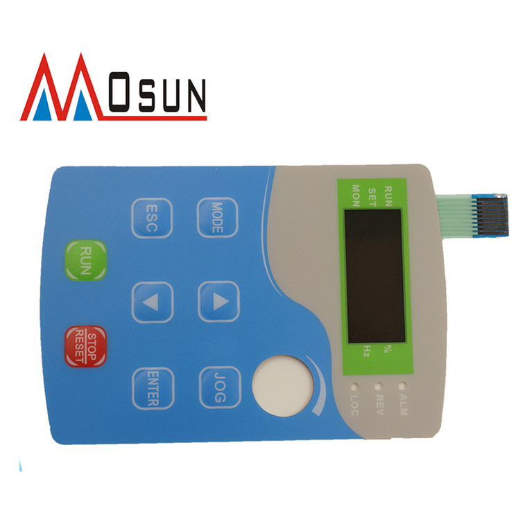 上海模尚 薄膜开关 金属键盘 仪器设备按键面板 按键面贴