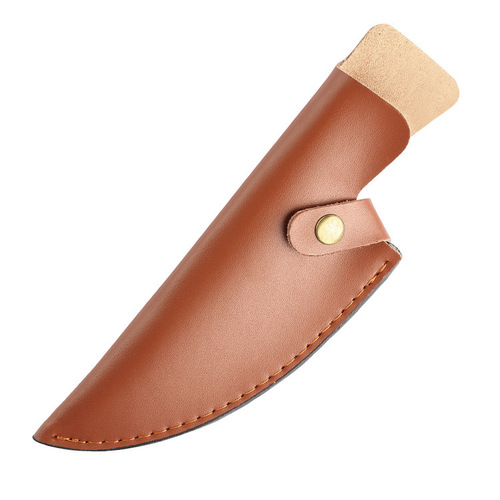 Knife sheath, boning knife sheaths in 5-, 6-, and 7-inch sizes, butchery knife covers, blade protection cases—universal leather option for outdoor safety and portability