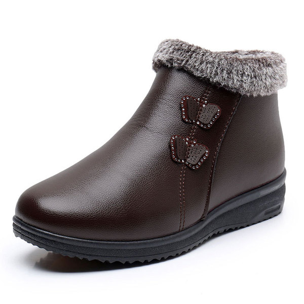 Insulated keep warm non-slip low boots