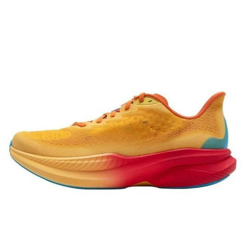 Hoka's New Men's and Women's Sports and Leisure Running Shoes Mach 6 Breathable Mesh Racing Training Road H6 Increased Waterproof and Anti-Slip