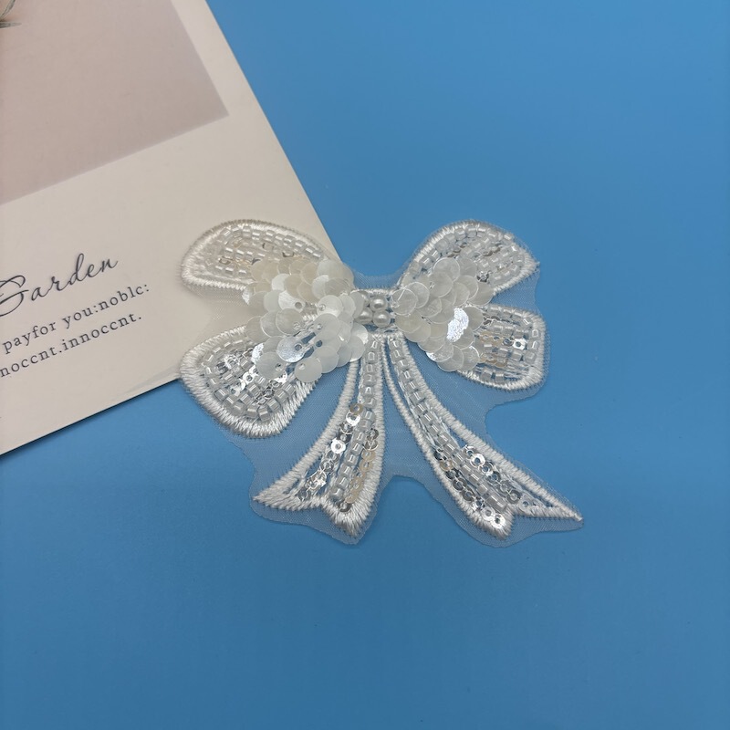 Computer-Embroidered Organza 3D Butterfly Applique Performance Short Accessories Wedding Dress Patch Foreign Trade Garment Accessories Computer-Embroidered Organza 3D Butterfly Applique Performance Short Accessories Wedding Dress Patch Foreign Trade Garment Accessories