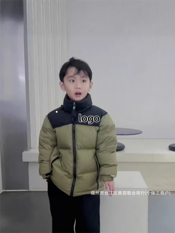 莆田TNF1996北脸儿童羽绒服700蓬亲子刺绣面包服外套童保暖充绒|undefined