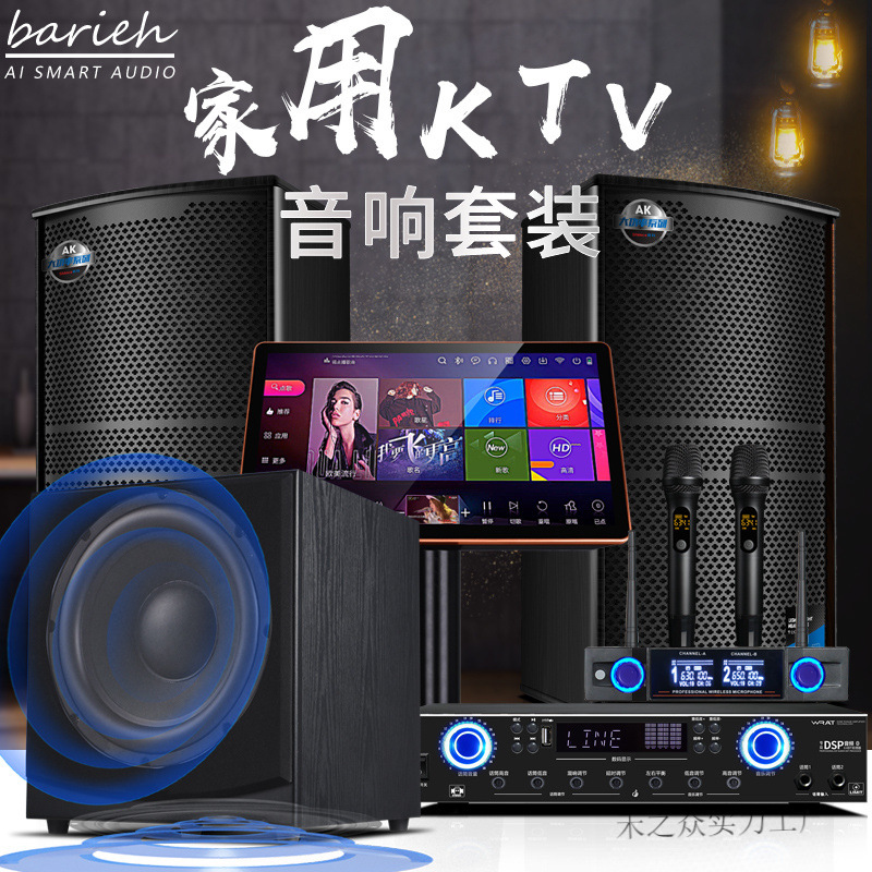 Home Ktv Audio Set Full Set of Professional Home Karaoke Karaoke Machine Karaoke Memory Audio Set