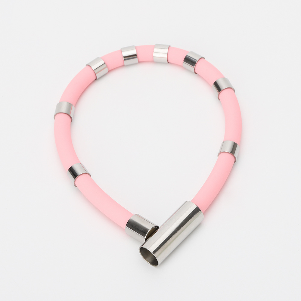 Fashion Round Silica Gel Unisex wristband 1 Piece