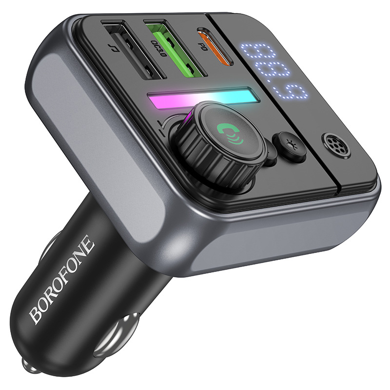 BOROFONE BC50 Car Bluetooth FM Transmitter PD20W QC3.0 Audio Receiver Compact Body