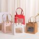 Creative Kraft paper bag smiley face flower white card handbag baking cake dried fruit fruit snack gift bag wholesale