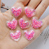 Small children's hair accessory heart-shaped