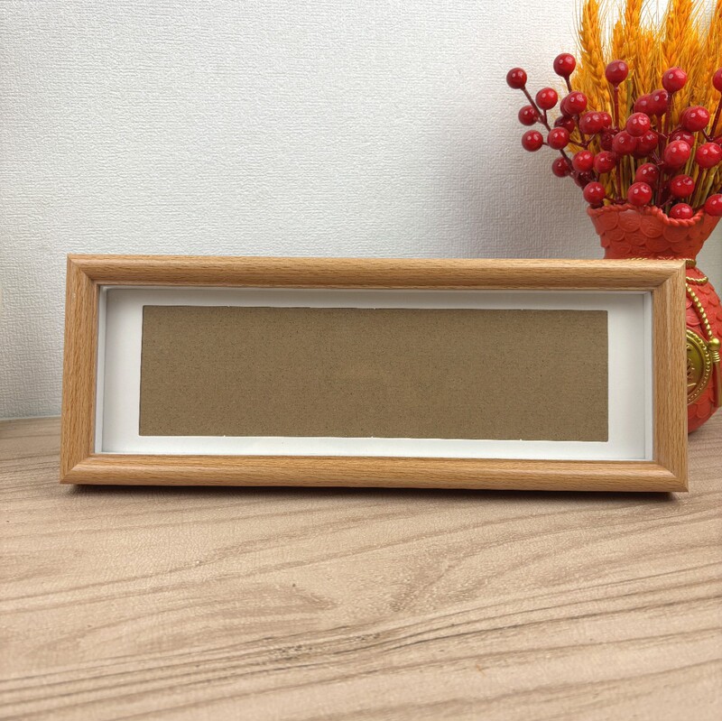 Factory wholesale hollow glass three-dimensional photo frame, picture frame, coin decoration display stand, cultural and creative souvenir, long wooden frame Factory wholesale hollow glass three-dimensional photo frame, picture frame, coin decoration display stand, cultural and creative souvenir, long wooden frame