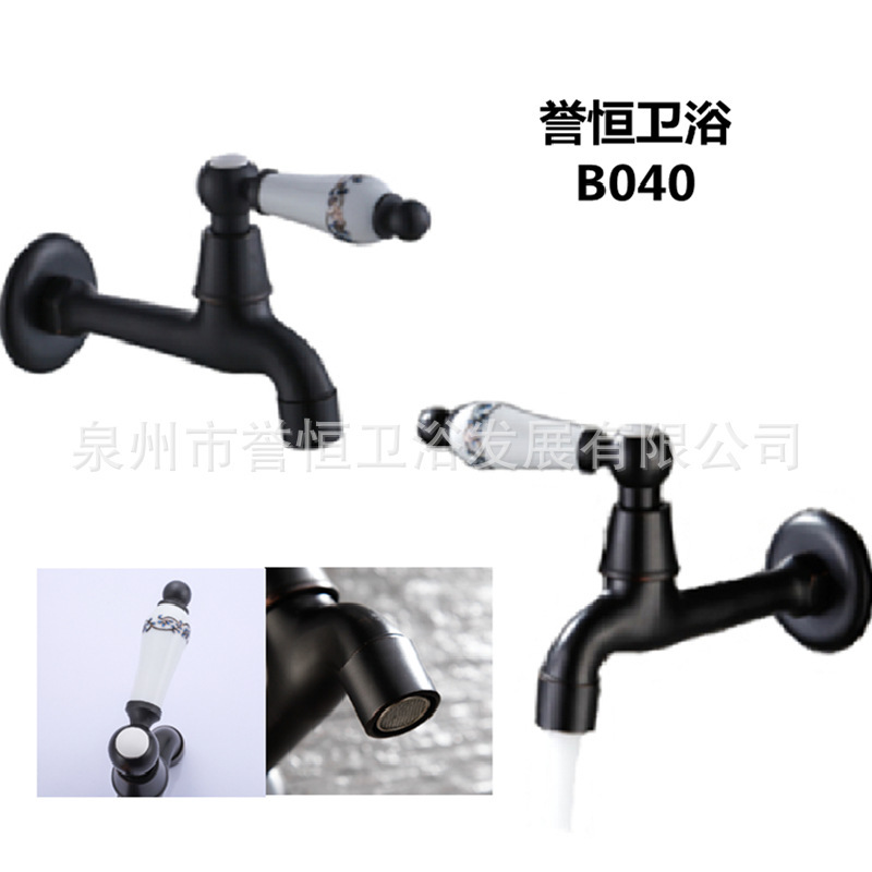 Retro in-wall washing machine basin mop pool faucet single cold quick opening faucet antique faucet wholesale Retro in-wall washing machine basin mop pool faucet single cold quick opening faucet antique faucet wholesale