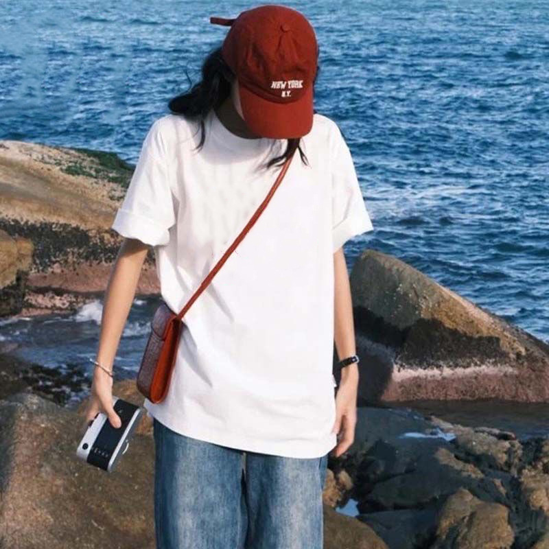 2026 impresión de oso de fresa versátil comercio exterior inns cuello redondo camiseta de manga corta camiseta casuales blanco T pareja