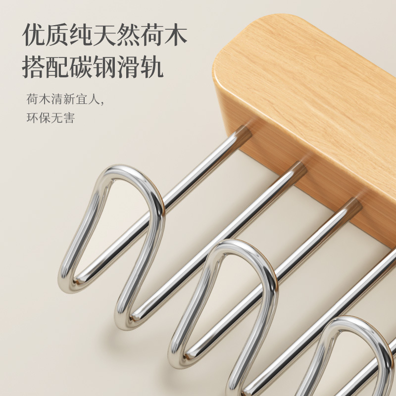 Perchas de gancho de tirantes perchas de armario de extracción doméstica ropa interior chalecos de almacenamiento de artefactos colgantes telescópicos al por mayor